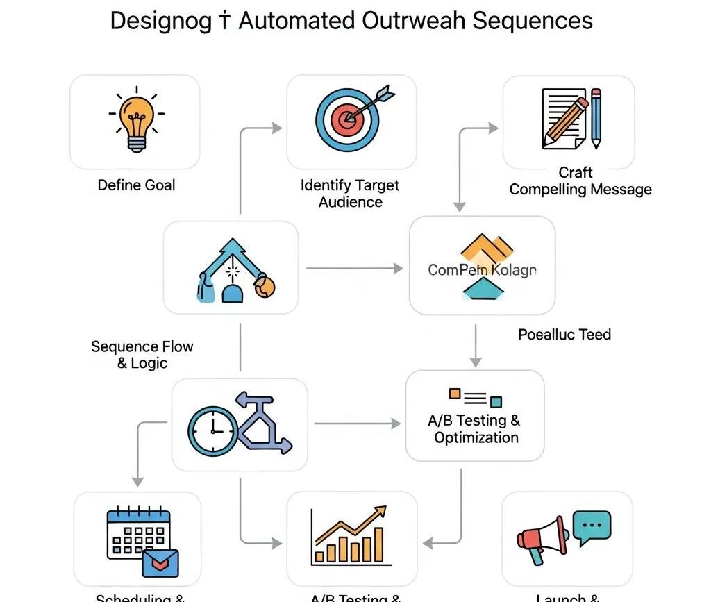 Step-by-step guide for designing automated outreach sequences in sales